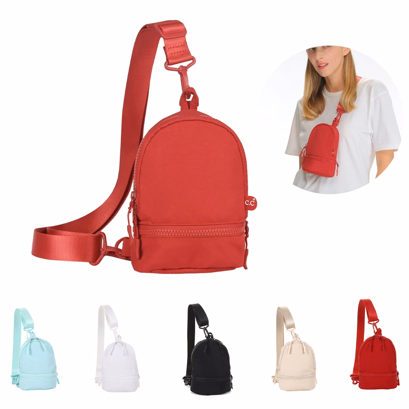 Sling Crossbody Bags with Adjustable Strap
