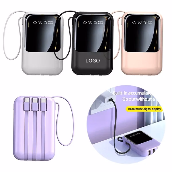 Colorful 20,000mAh Rechargeable Power Bank with Capacity