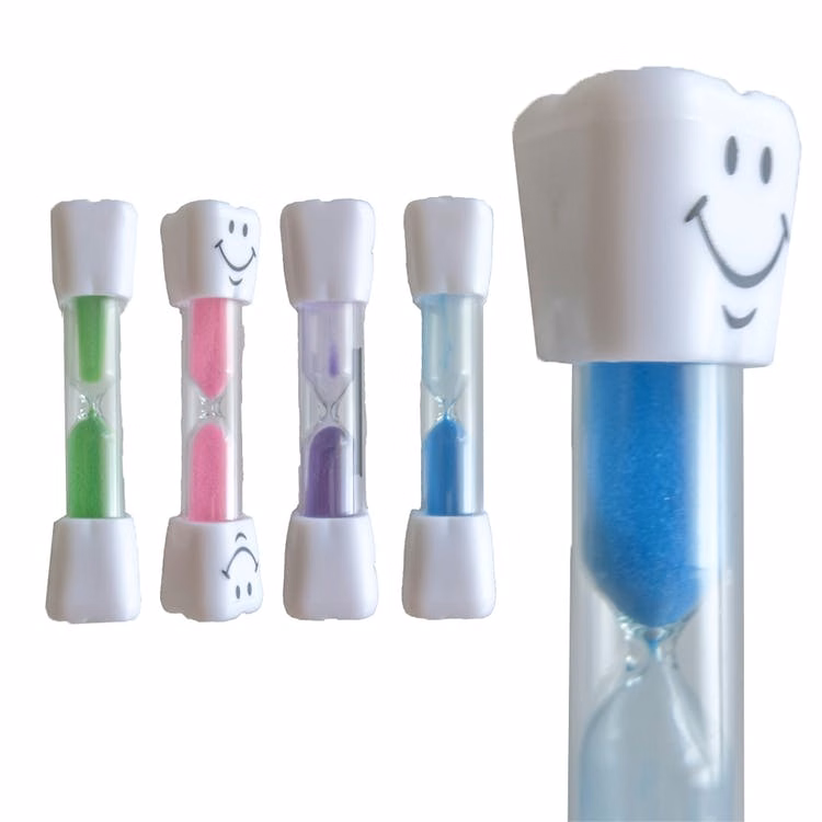 Two Minute Tooth Timers - Assorted Colors Plastic 4"