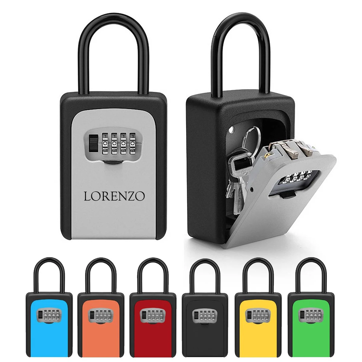 Portable Password Key Combination Lock Box 1