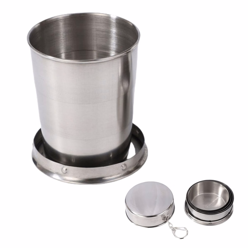 Stainless Steel Folding Telescopic Water Cup