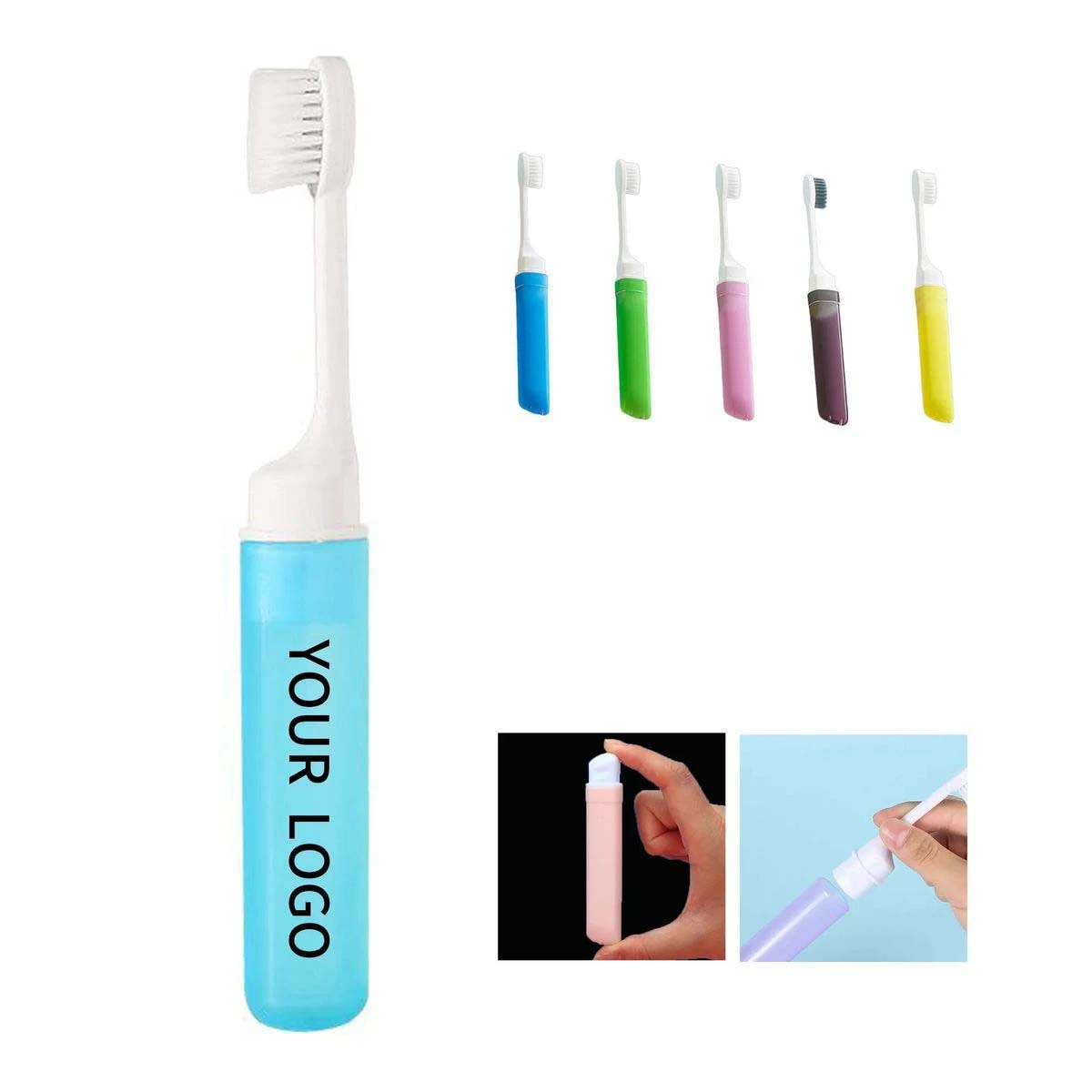 Hygienic Folding Toothbrush for Daily Oral Care 1