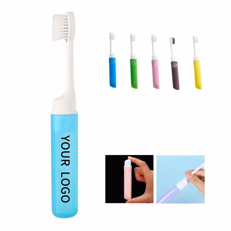 Hygienic Folding Toothbrush for Daily Oral Care