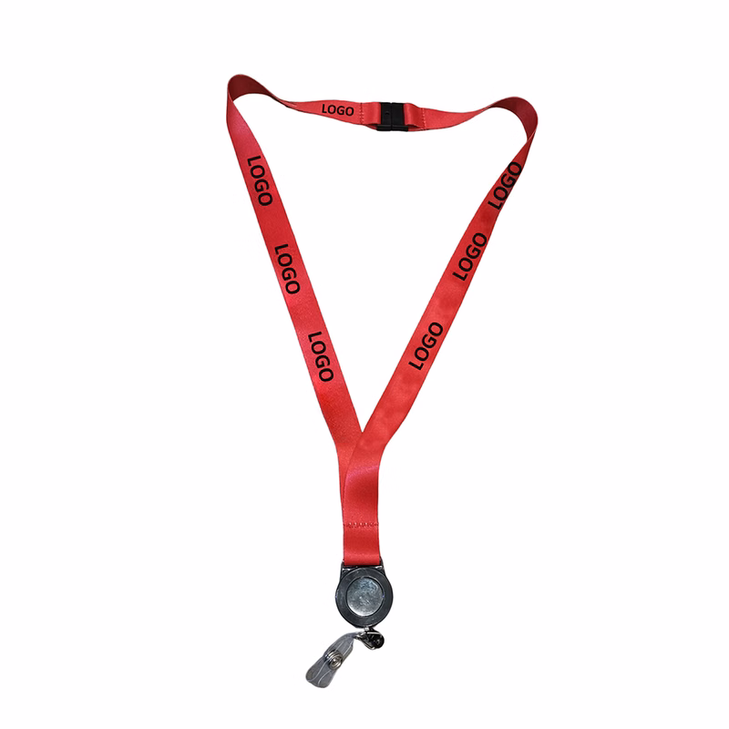 3/4" Dye-Sublimated Lanyard With Metal Crimp And Retractable Badge Reel