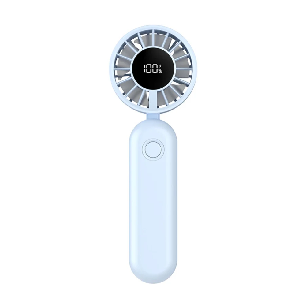 1200 mAh Digital Display Handheld Fan – 5 Speed 1