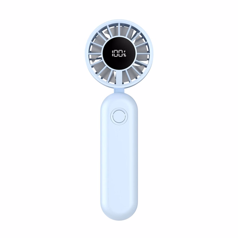 1200 mAh Digital Display Handheld Fan – 5 Speed