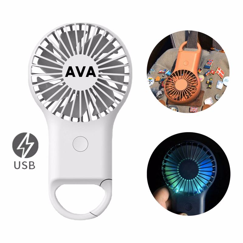 USB Rechargeable Handheld Carabiner Fan