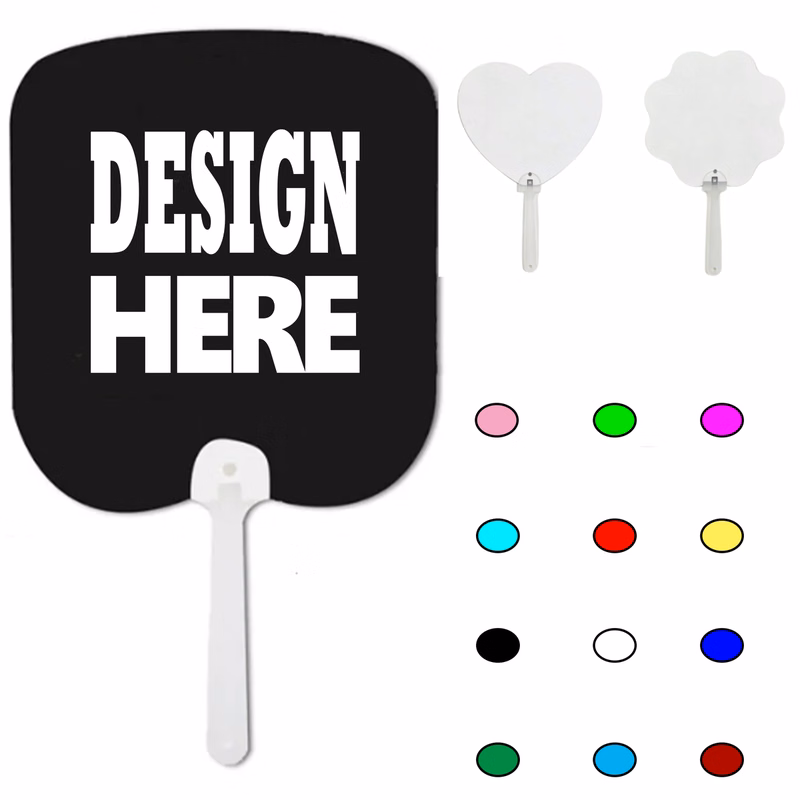 Custom Logo Handheld Advertising Fan for Events