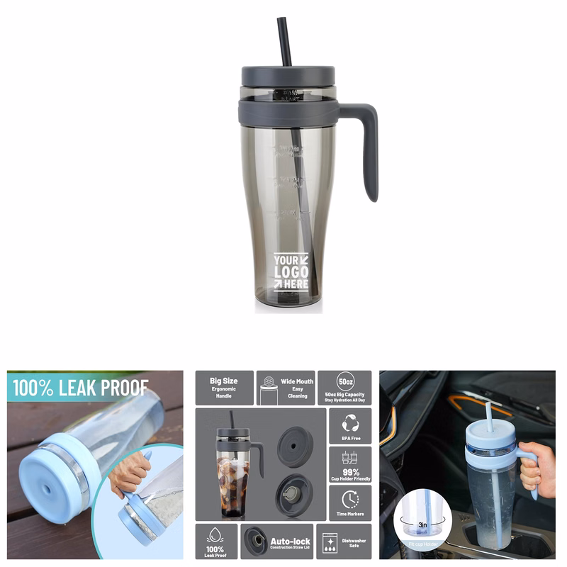 50 oz BPA-Free Tritan Plastic Tumbler