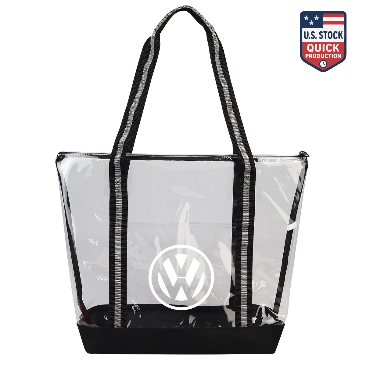 ClearView DailyMate Zippered Clear Tote 1