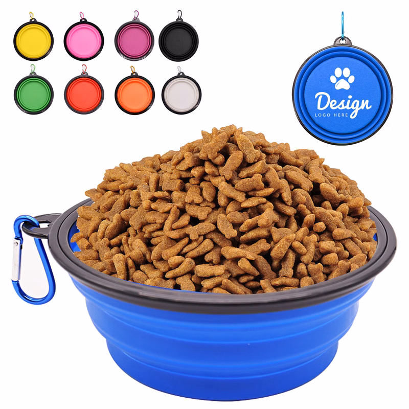 34 oz Foldable Silicone Pet Bowl