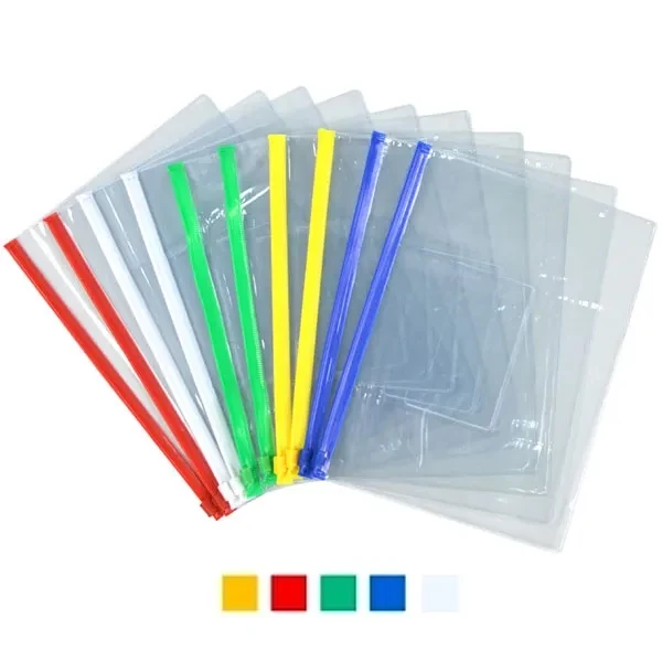 A5 Size Clear PVC Zipper Bag 1