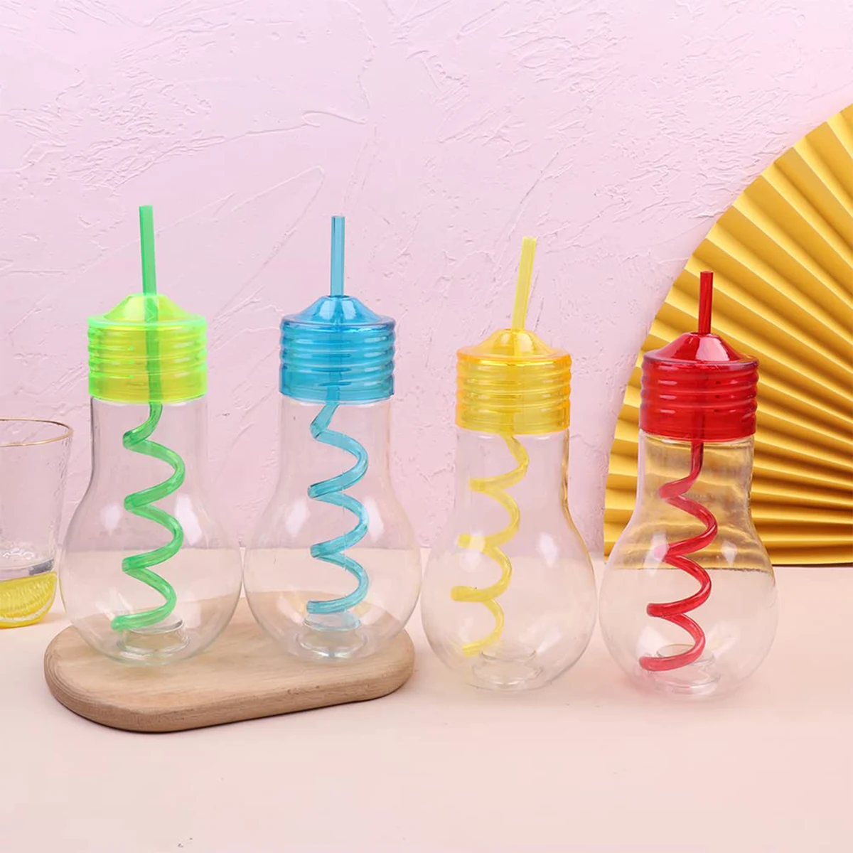 Drink Cup PET Plastic Straw Cup 1