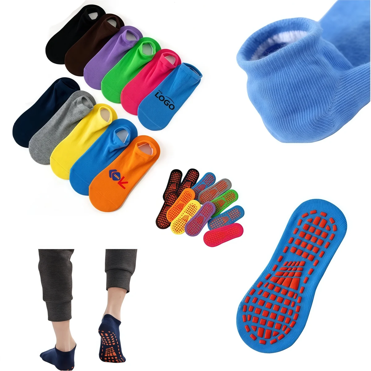 MOQ 10pairs Non Slip Socks 1