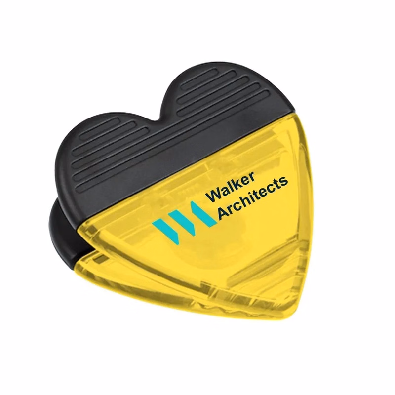 Heart Shaped Plastic Clips