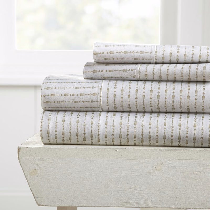 Bed Sheet Sets - Sage Twin Arrow Design 3 Set