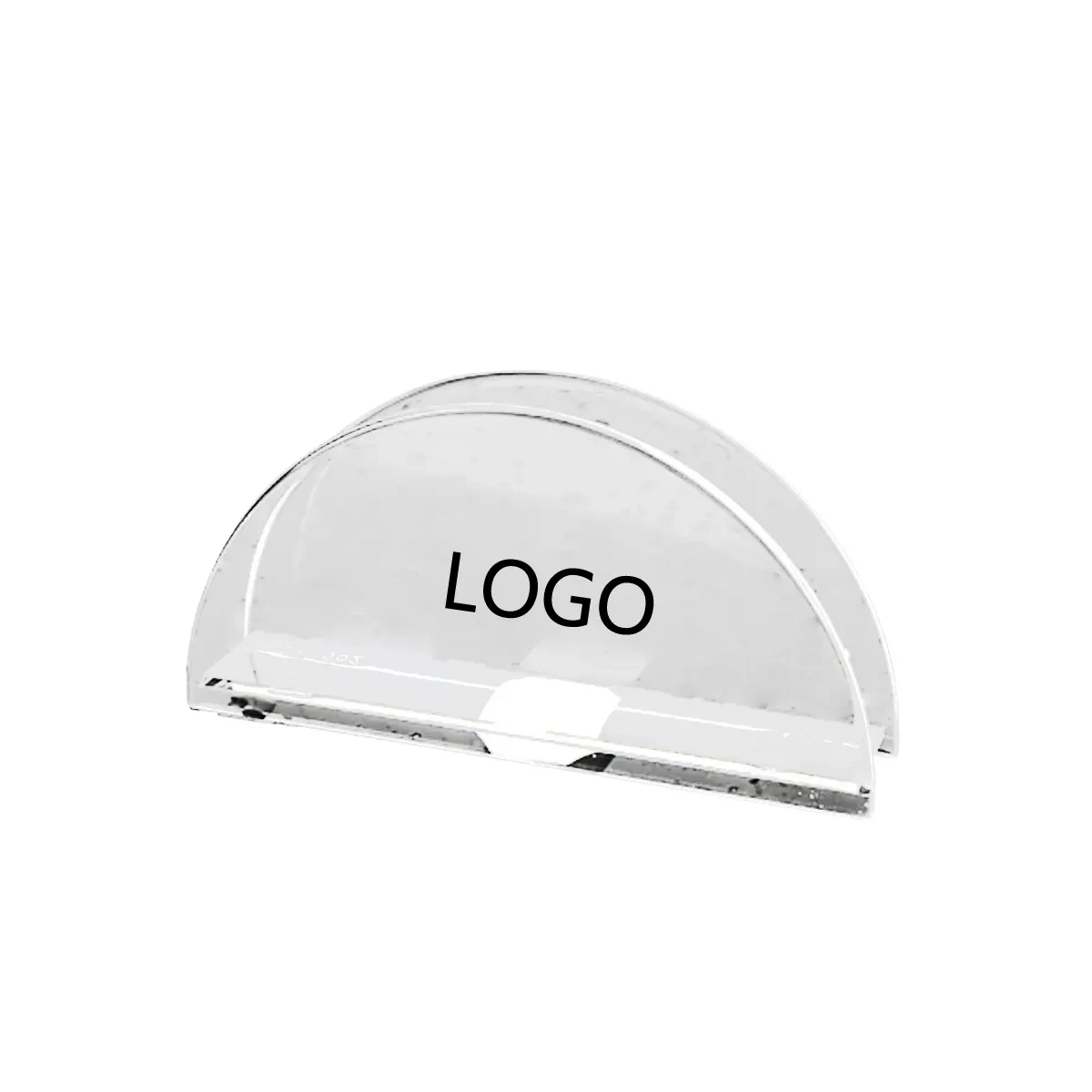 Acrylic Semicircle Tissue Box 1