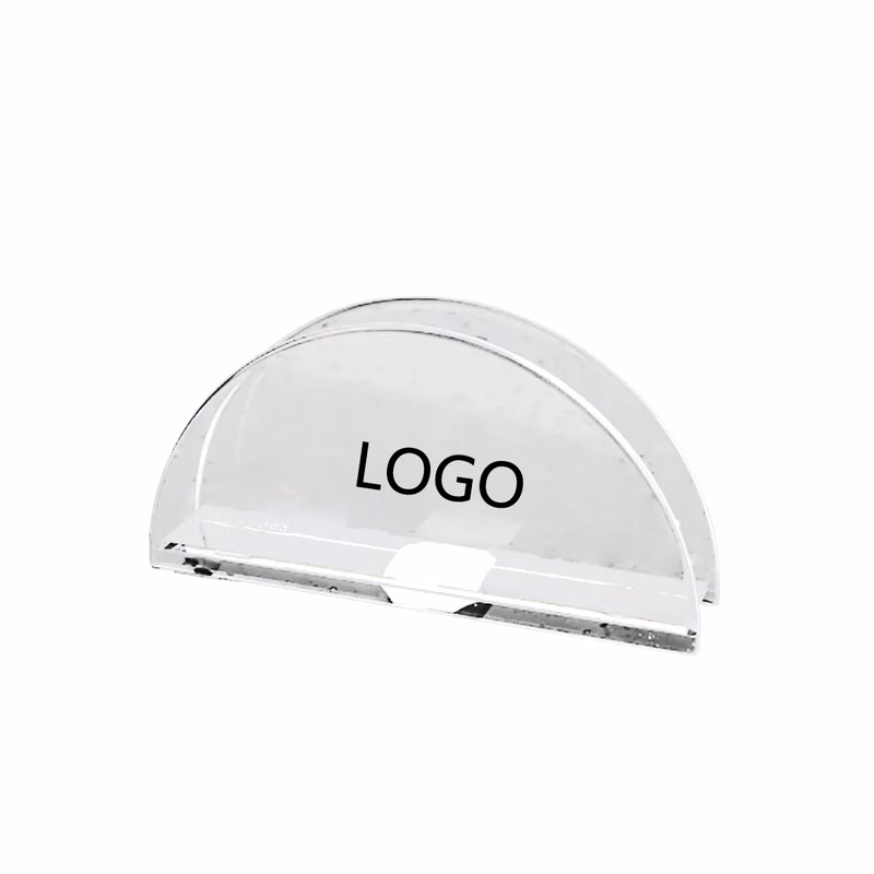 Acrylic Semicircle Tissue Box