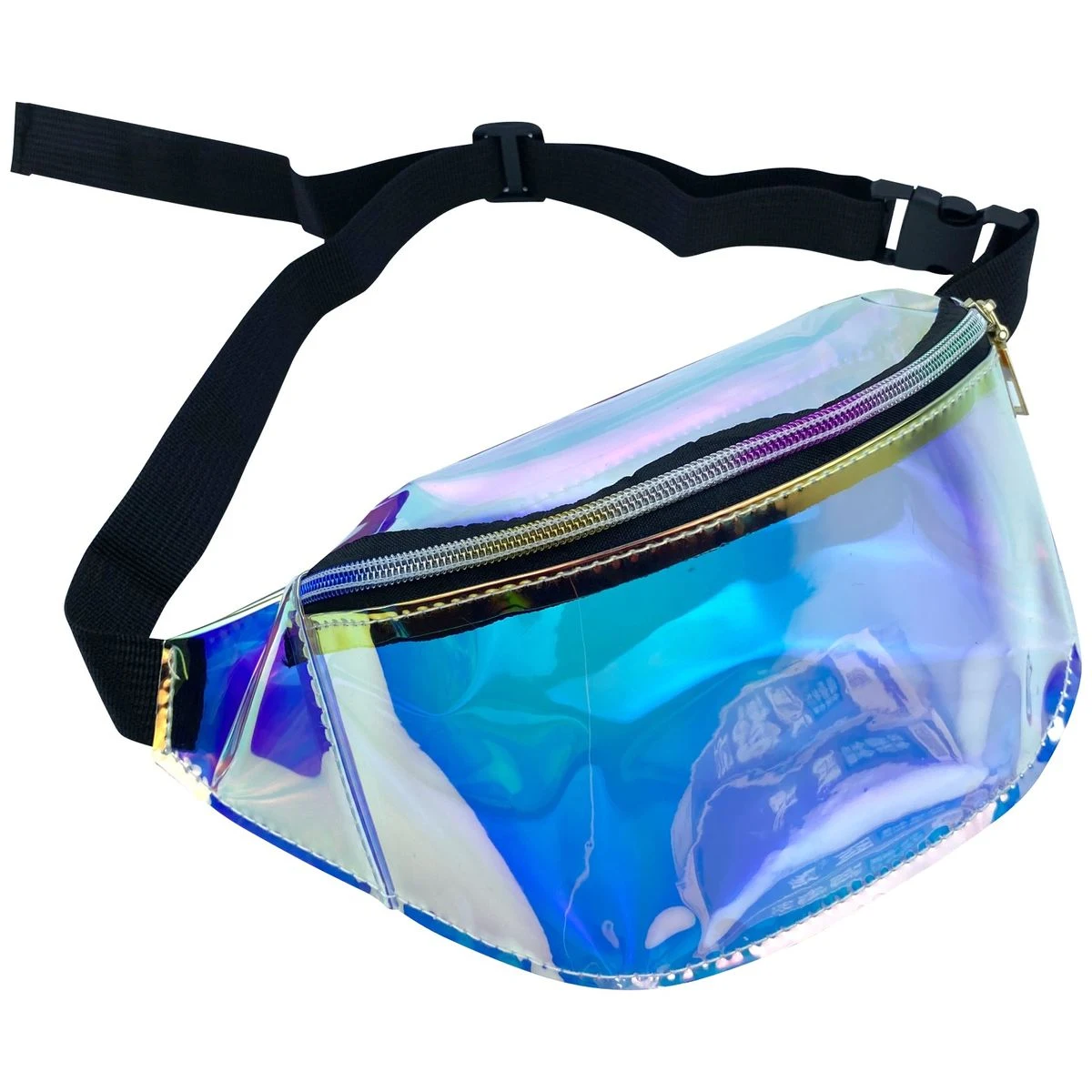 PVC Clear Adjustable Triple Fanny Pack 1