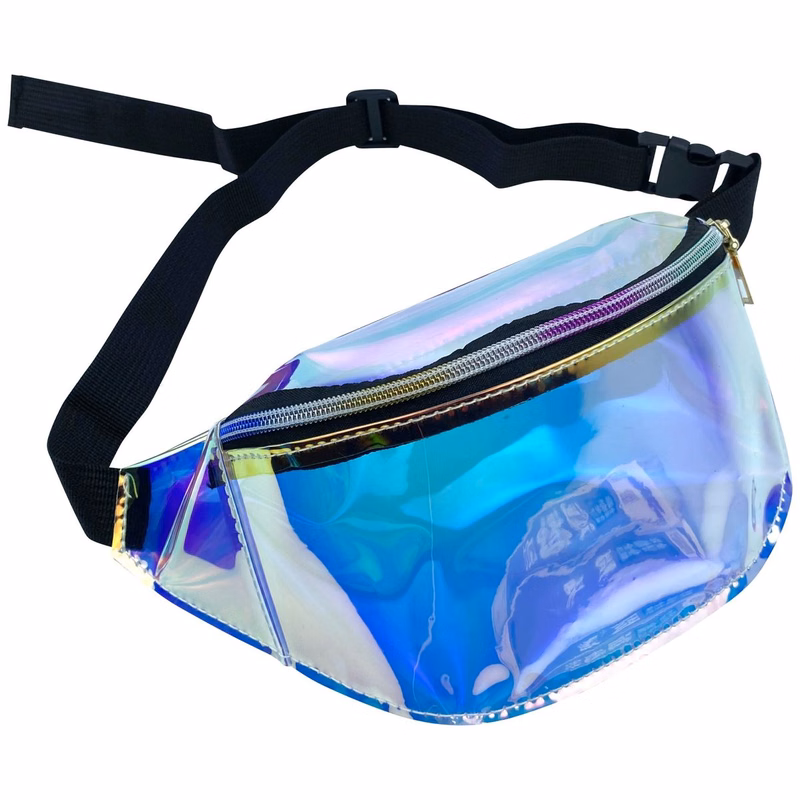 PVC Clear Adjustable Triple Fanny Pack