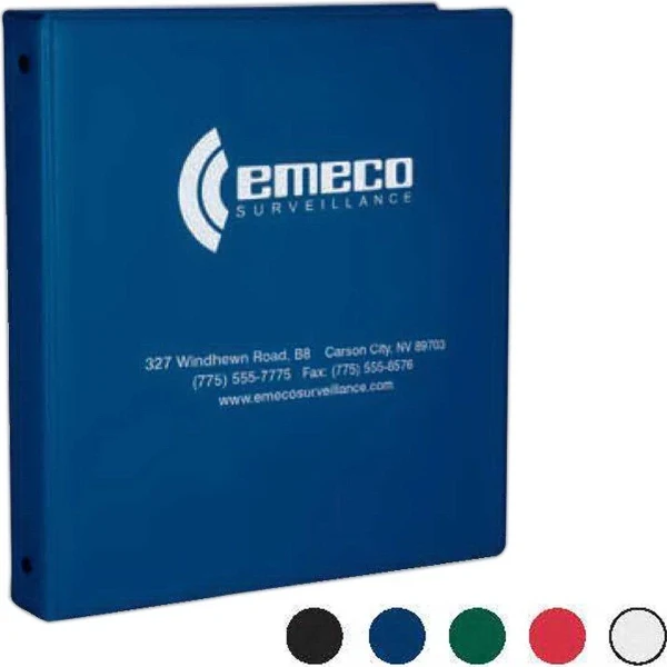 Binder - Vinyl, Standard, 1' and 1 1/2" Ring Size 1