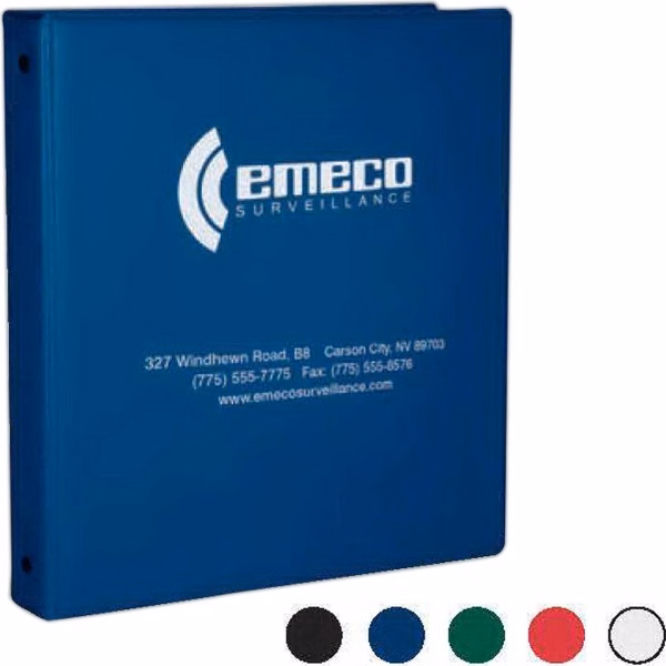 Binder - Vinyl, Standard, 1' and 1 1/2" Ring Size