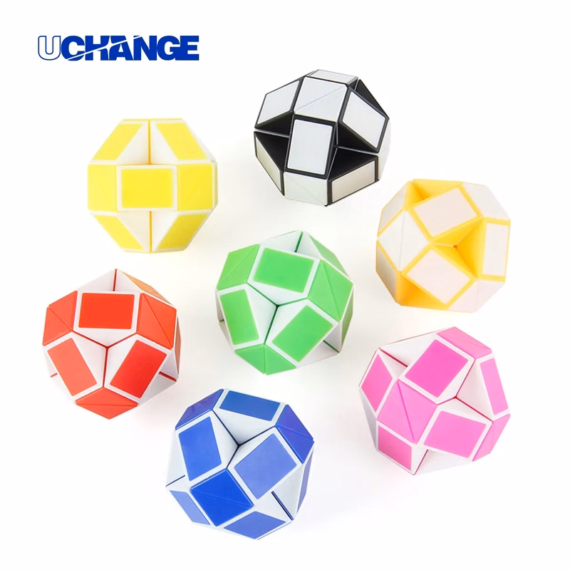 Colorful Sensory Fidget Snake Cube Twist Puzzles - Stocking Stuffers for Kids