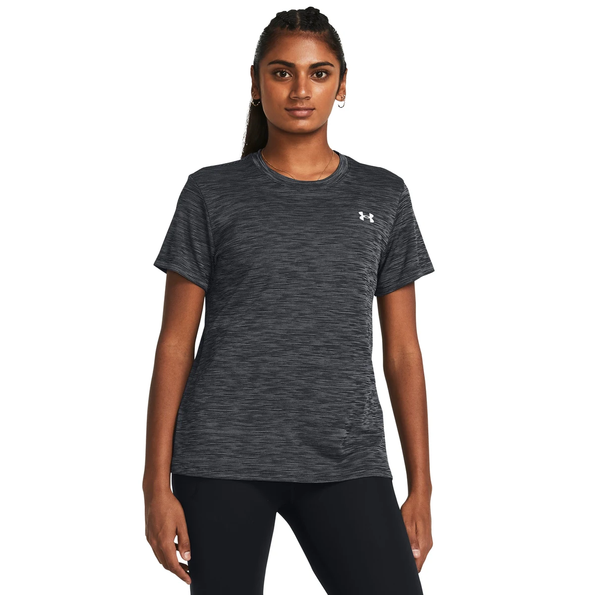 UA Tech Textured Women's Short Sleeve 1