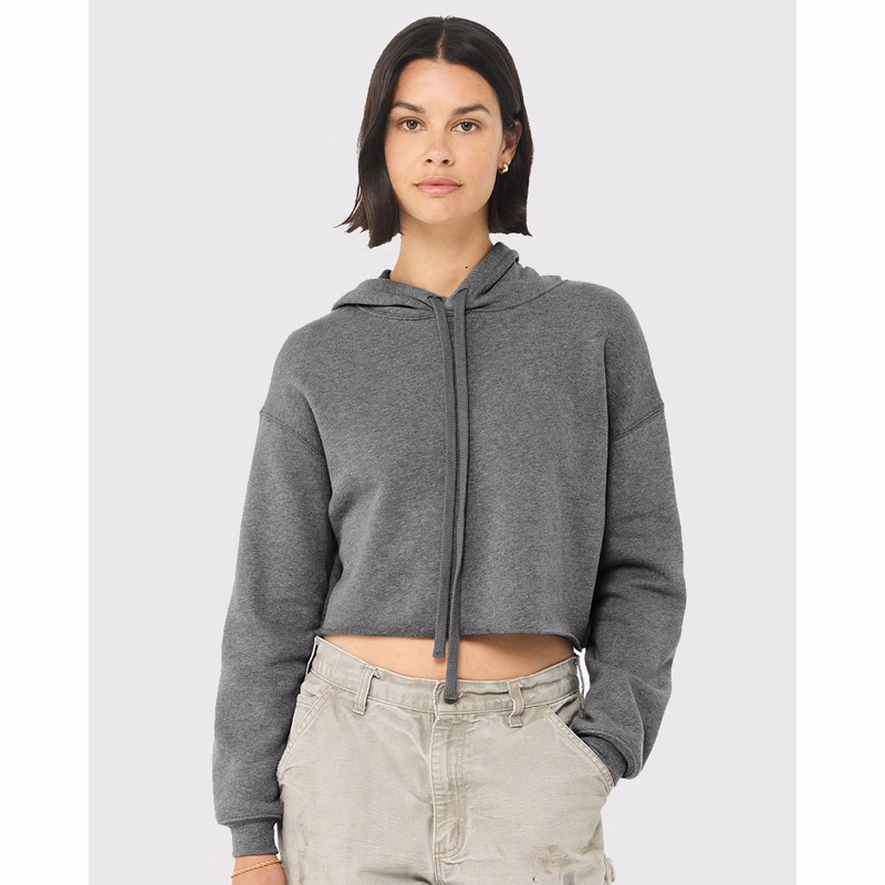 Women's Crop Hoodie Sweatshirt - 7502