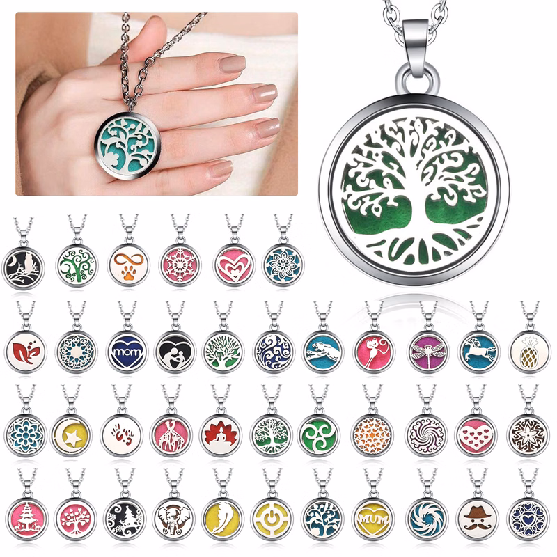 Aromatherapy Essential Oil Diffuser Necklace