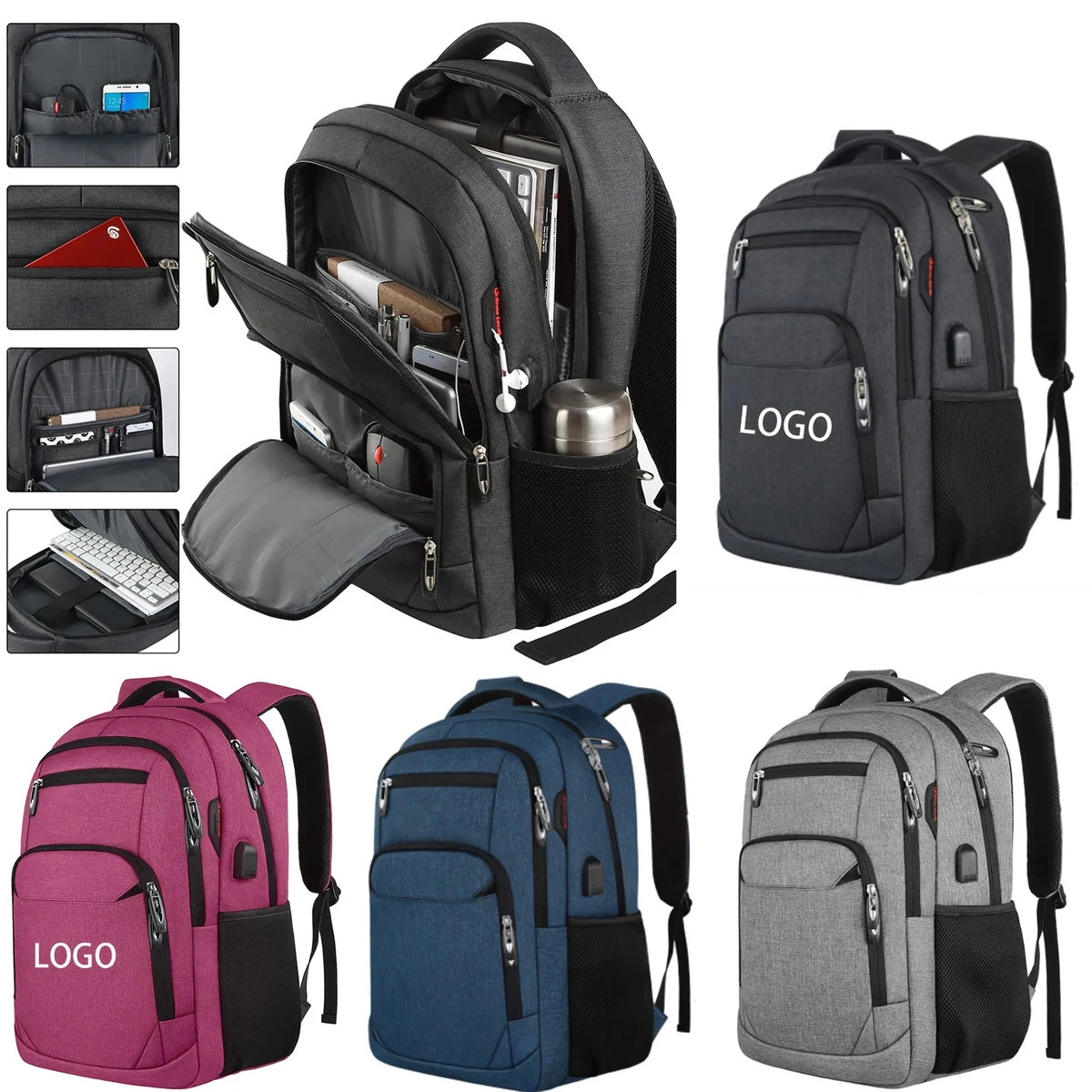 18 Inch Business Laptop Backpack 1