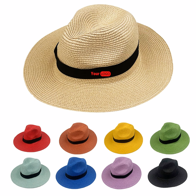 Sun Straw Fedora Beach Hat