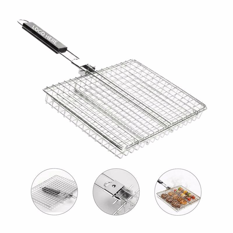 Stainless Steel Portable Barbecue Grilling Basket