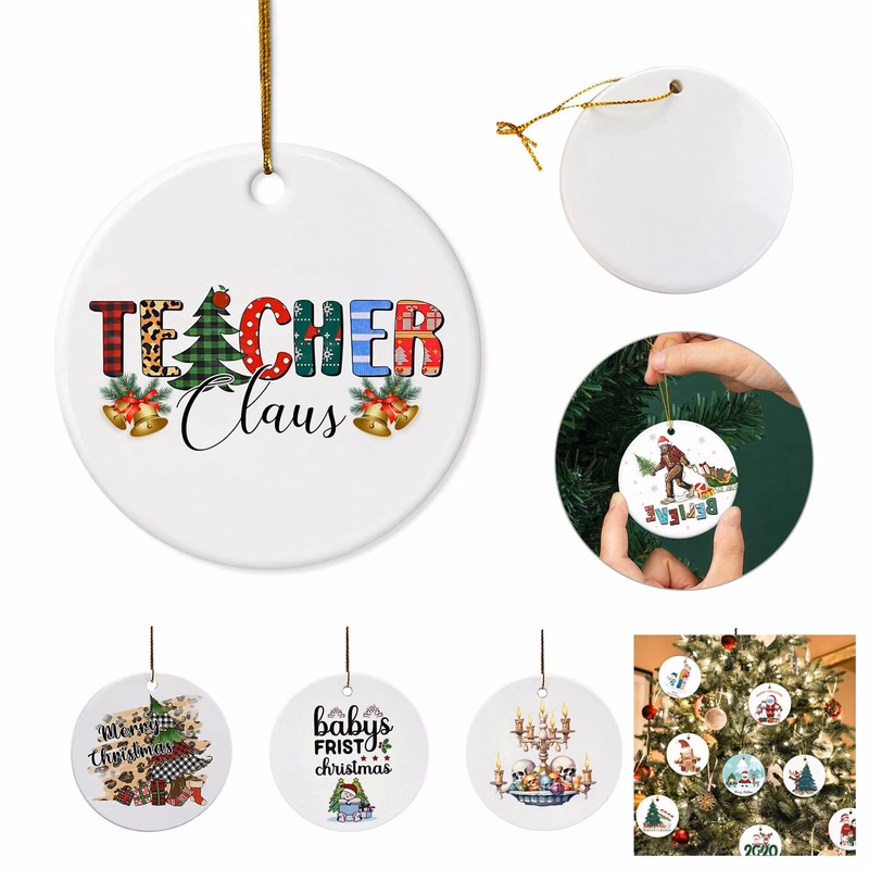 3" Ceramic Christmas Ornament
