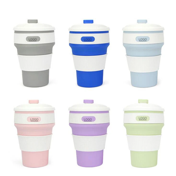 12Oz Collapsible Silicone Cup 1