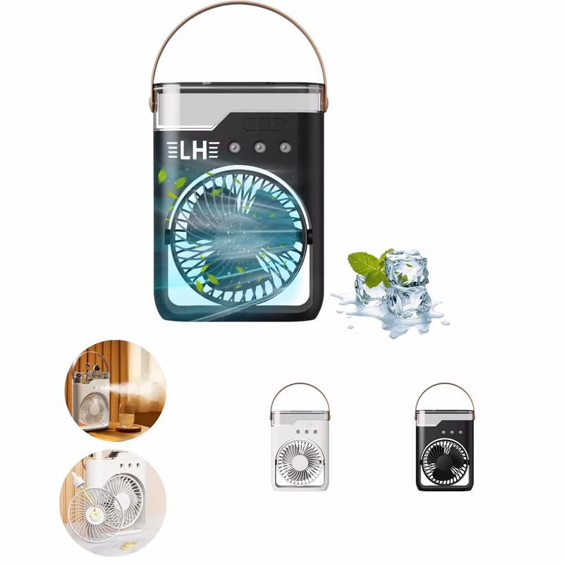 USB Rechargeable Cooling Mist Fan with Water Tank