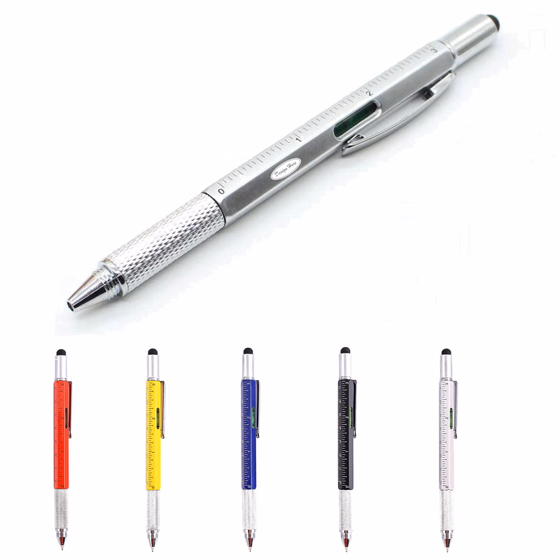 Multifunctional Metal Screwdriver Touchscreen Level Pen