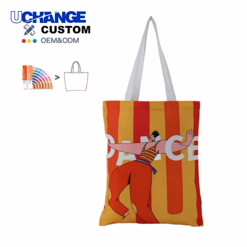 Full Color Thick Canvas Tote Bag Organizer