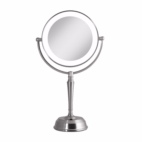 Zadro LED Lighted Vanity Mirror with Rechargeable Battery & USB Port 10X/1X