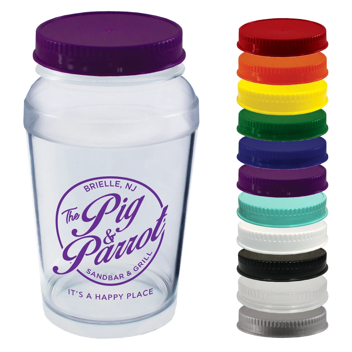 12oz Plastic 2Go Bottle 1