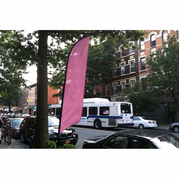 Stock Blank Attention Flag - Swooper