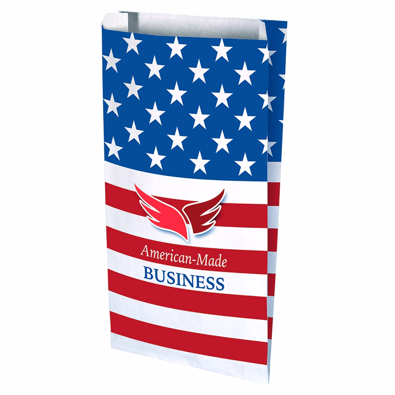 Digital Full Color Merchant 1-Sided Paper Bags (9" x 16" x 2.5")