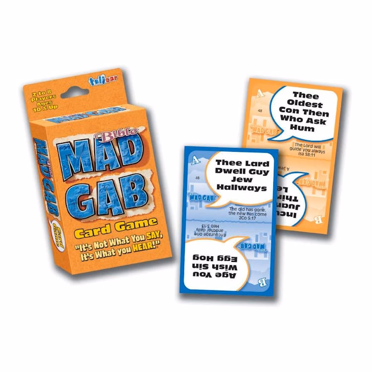 Bible Mad Gab Card Game