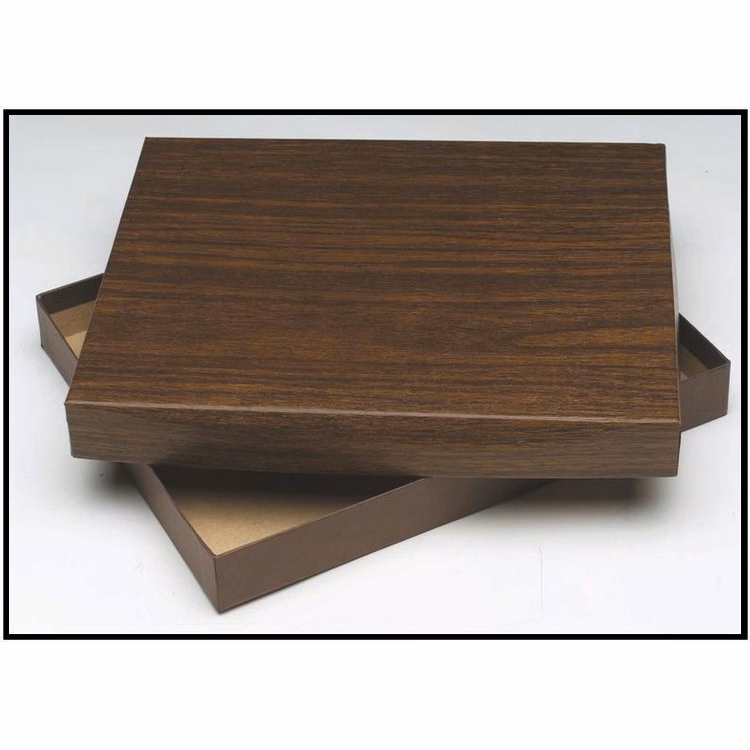 10" x 13" Walnut Foiled Gift Box