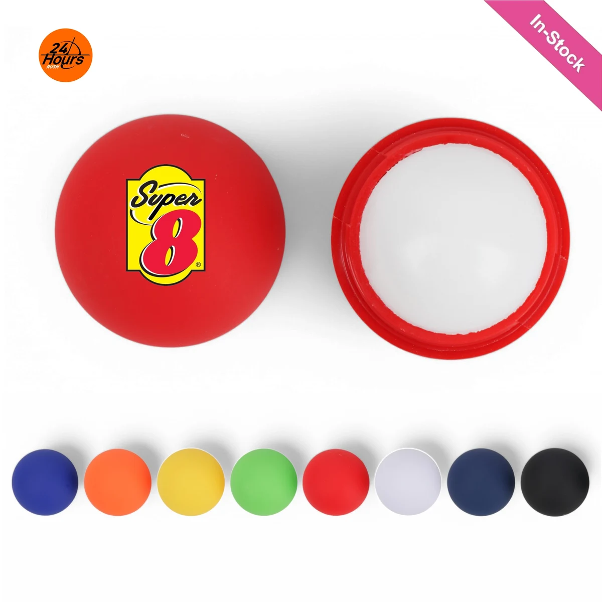 Full-Color Vanilla Lip Balm Ball with Comfort Holder 1