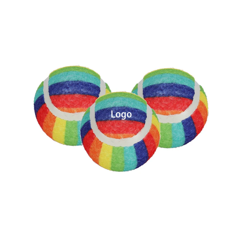 Iridescent Pet Toy Squeaky Tennis Ball 1
