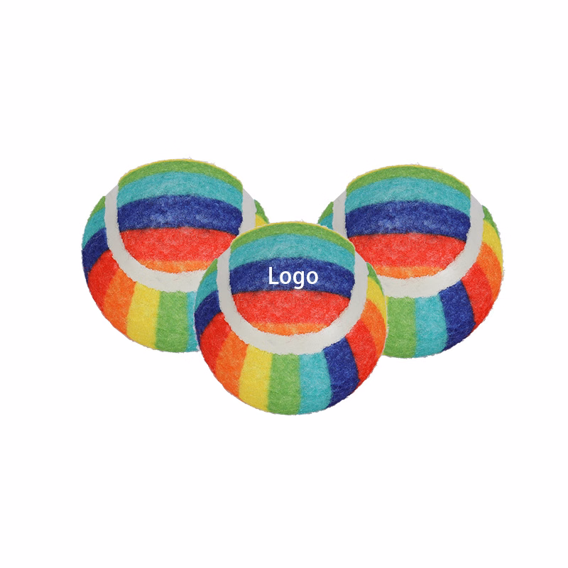 Iridescent Pet Toy Squeaky Tennis Ball
