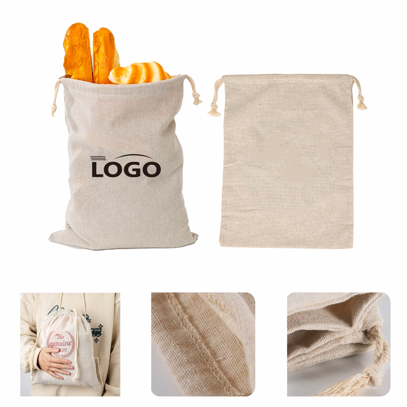 MOQ 20 pcs Customizable Bread Bag