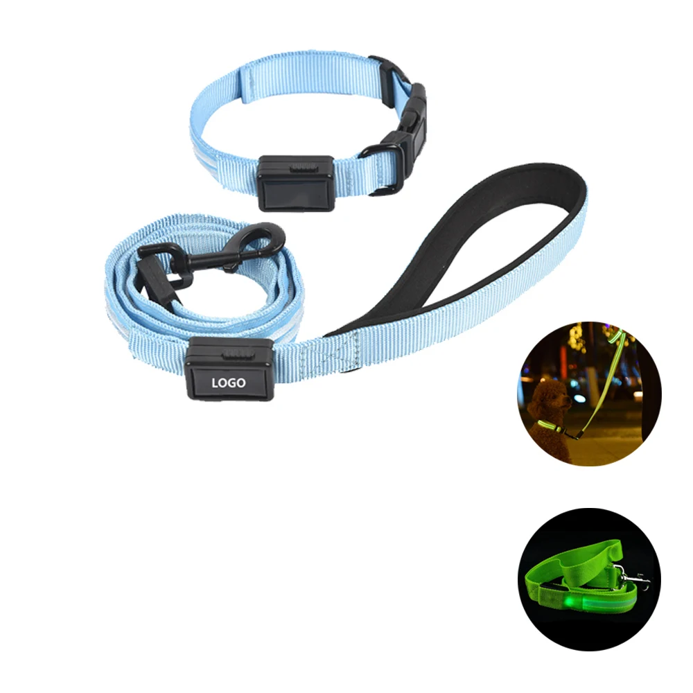 Animal pet Dog Collar ROPE WITH LIGHT 1