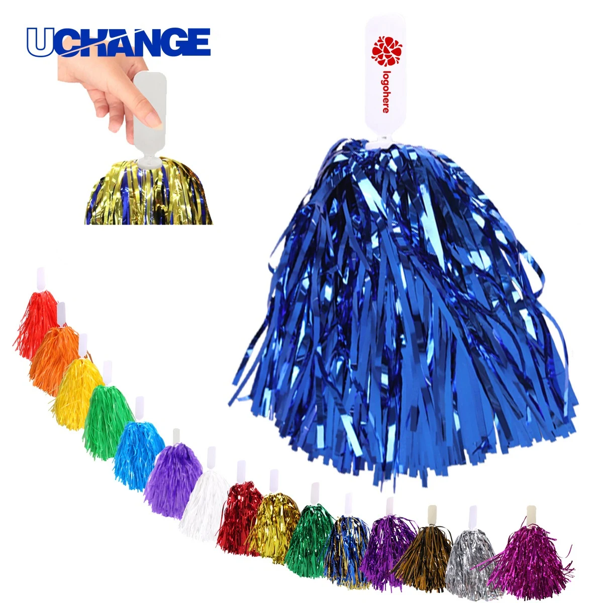 Printed Cheerleading Pom Set for Team Events 1